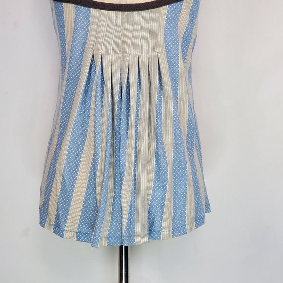 Silence + Noise Urban Outfitters Women tops sz S Blue white halter style soft - Picture 8 of 8